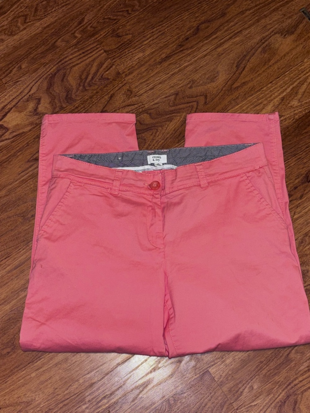 Coral Pink Chino Pants